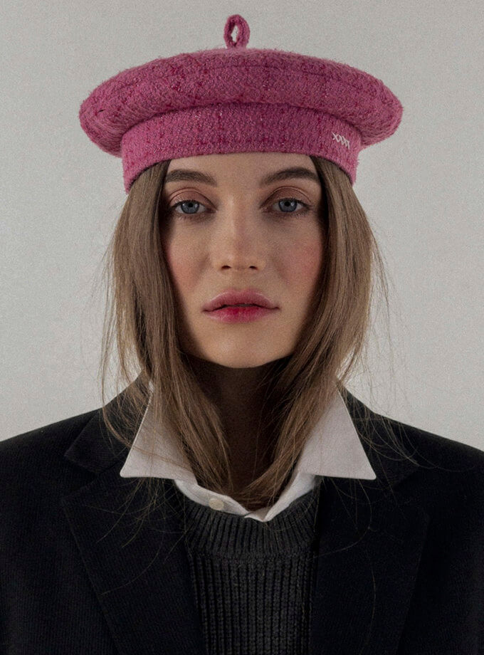Твідовий берет Pink rose FURT (FR_RTT06-PNK-X)