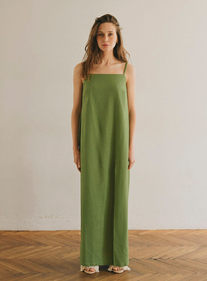 Сукня Feelings - Green maxi NYNI (vsh_000-725_green_kapsula) - фото 13