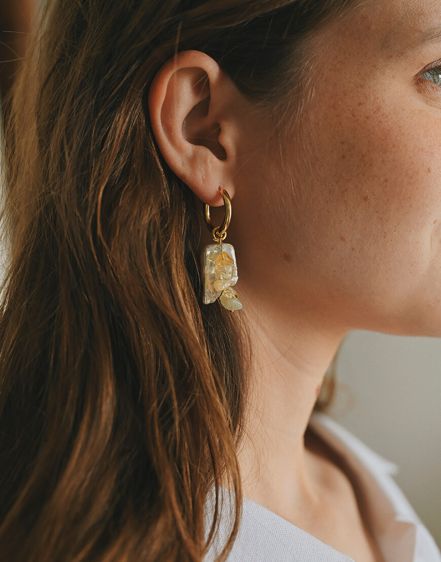 44 Сережки Feelings - Pearls&Honey NYNI (VSH_000-732) - фото 2