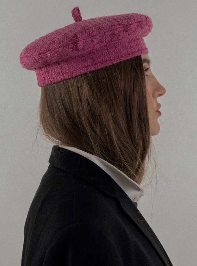Твідовий берет Pink rose FURT (FR_RTT06-PNK-X)
