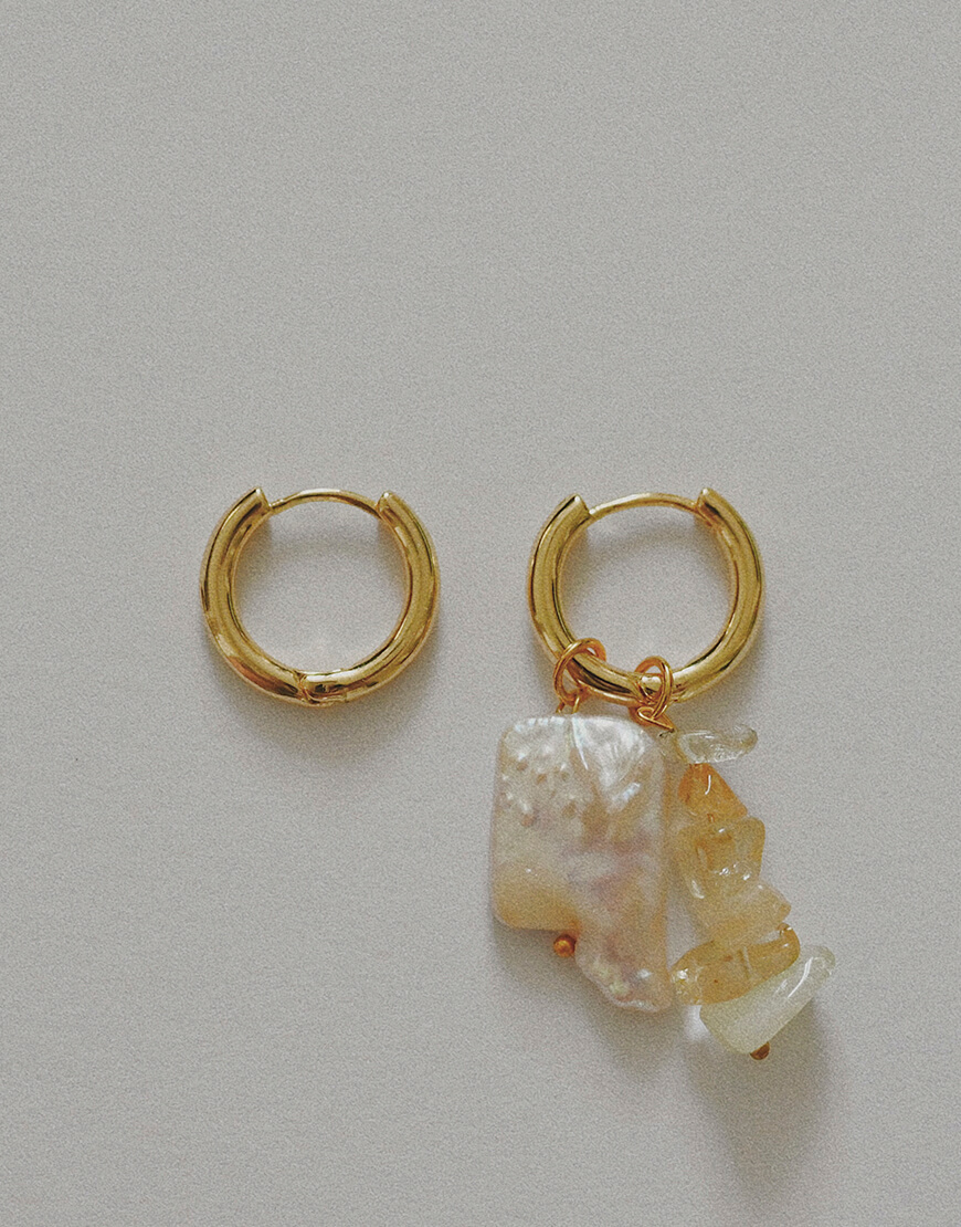 44444 Сережки Feelings - Pearls&Honey NYNI (VSH_000-732) - фото 5