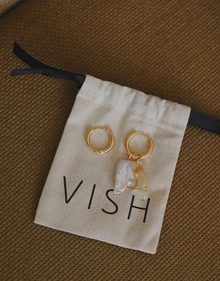 444444 Сережки Feelings - Pearls&Honey NYNI (VSH_000-732) - фото 6