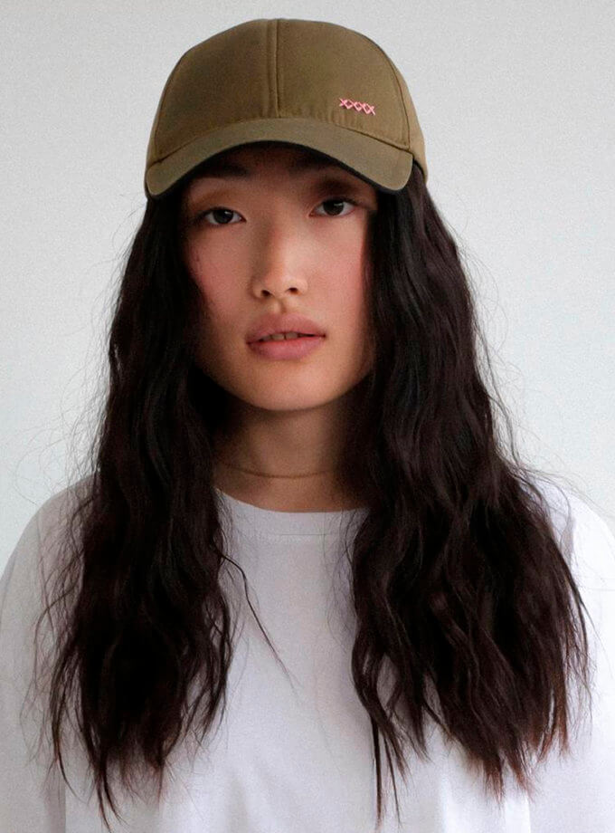 Кепка з узором тай-дай Khaki FURT (FR_CP03-KHK)