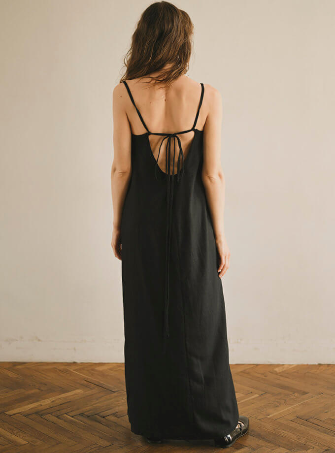 Сукня Feelings - Black maxi NYNI (VSH_000-727_kapsula)
