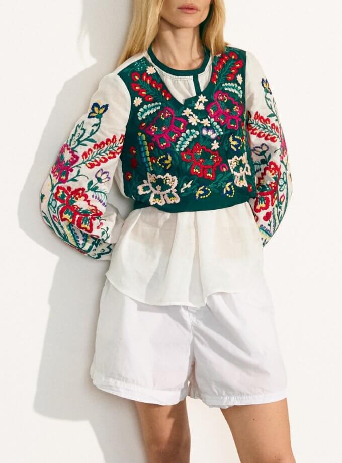 Сорочка з кептариком і дизайнерською вишивкою Опілля GAPTUVALNYA (GPTV_GA_AA_513)