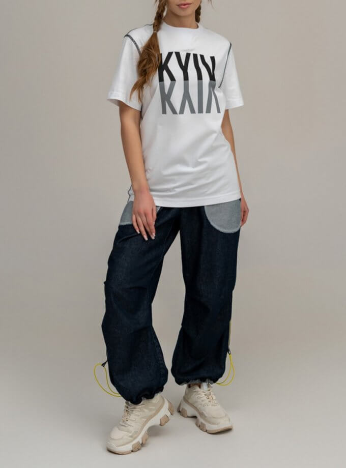 Футболка біла Kyiv 7/11 SEVEN ELEVEN (SE_SE23TshKYIV_W)