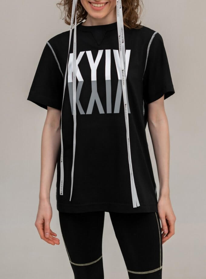 Футболка чорна Kyiv 7/11 SEVEN ELEVEN (SE_SE23TshKYIV_B)