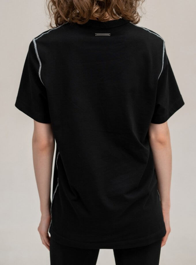 Футболка чорна Kyiv 7/11 SEVEN ELEVEN (SE_SE23TshKYIV_B)