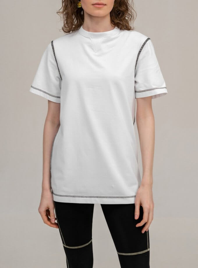 Футболка біла базова 7/11 SEVEN ELEVEN (SE_SE23Tsh_W)