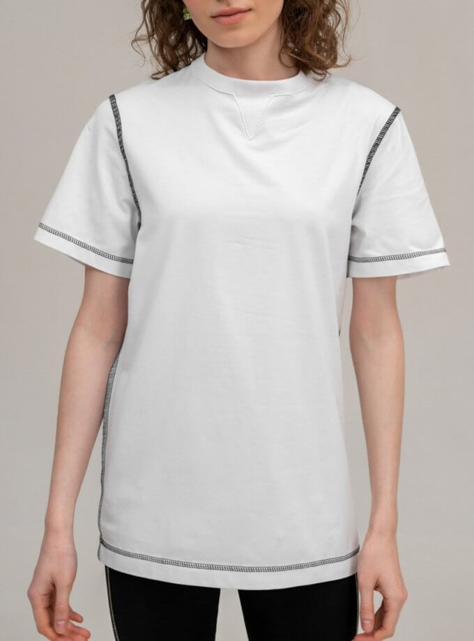 Футболка біла базова 7/11 SEVEN ELEVEN (SE_SE23Tsh_W)