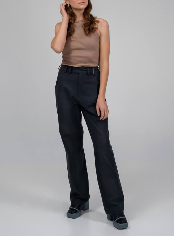 Штани прямі сірі 7/11 SEVEN ELEVEN (SE_SE23PnOxaliG)