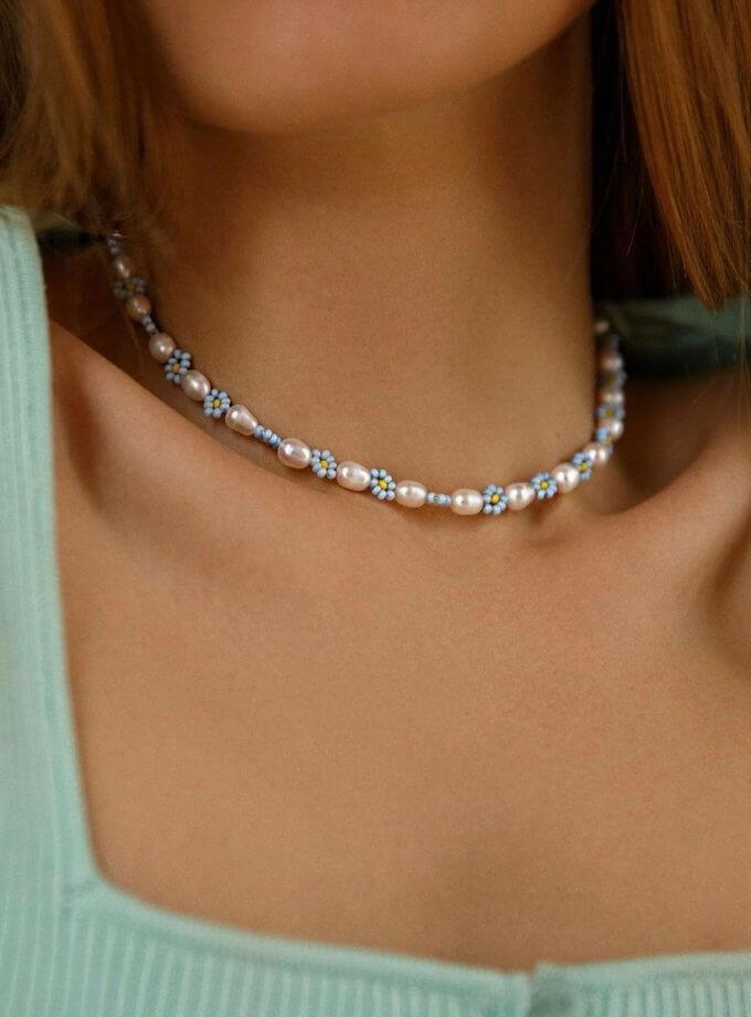 Кольє Daisy in Blue SILVER STORIES (SS_HC022)