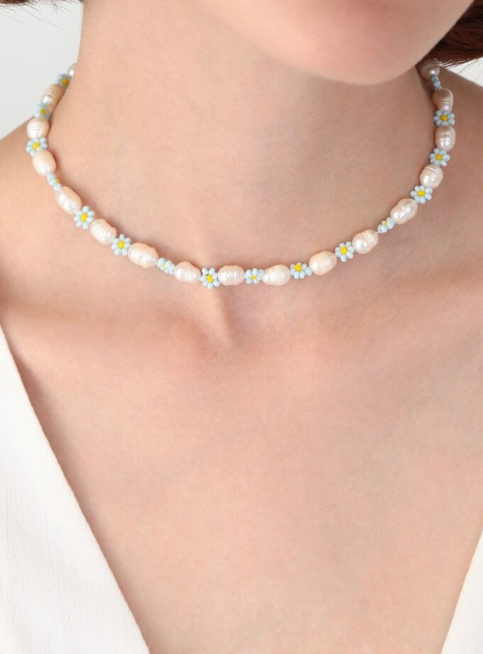 Кольє Daisy in Blue SILVER STORIES (SS_HC022)