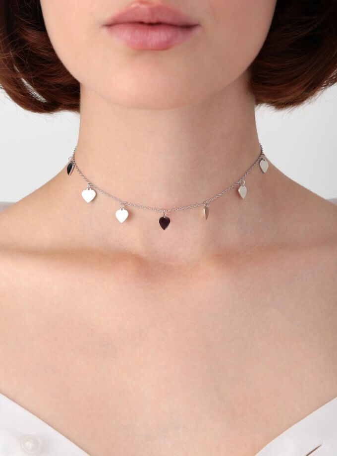 Кольє-чокер Hearts SILVER STORIES (SS_SN025)