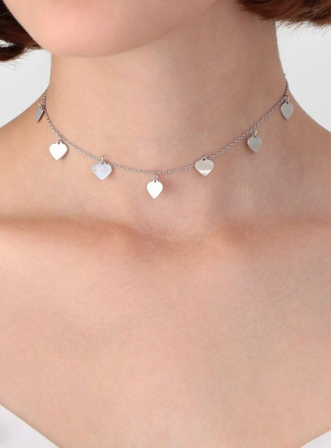 Кольє-чокер Hearts SILVER STORIES (SS_SN025)