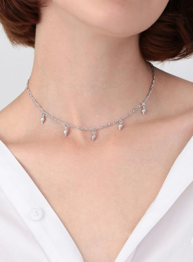 Кольє-чокер Seashell SILVER STORIES (SS_SN026)