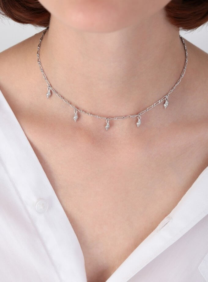 Кольє-чокер Seashell SILVER STORIES (SS_SN026)