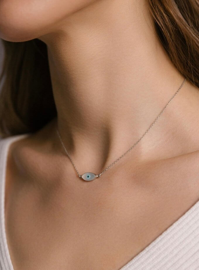 Кольє Evil Eye SILVER STORIES (SS_SN024)
