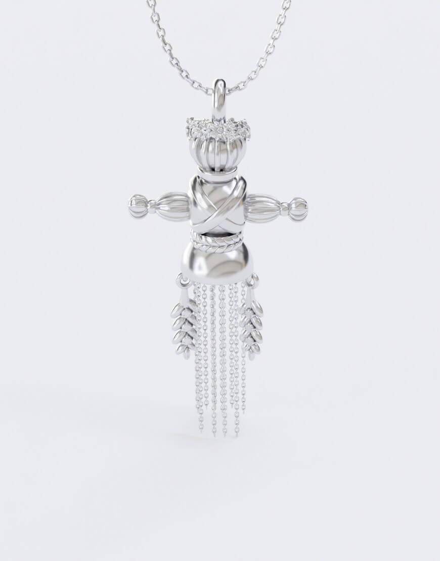 Vesnyanka Motanka Doll_01 Підвіска Лялька-Мотанка Веснянка DUKACHI (DKCH_D320232) - фото 2