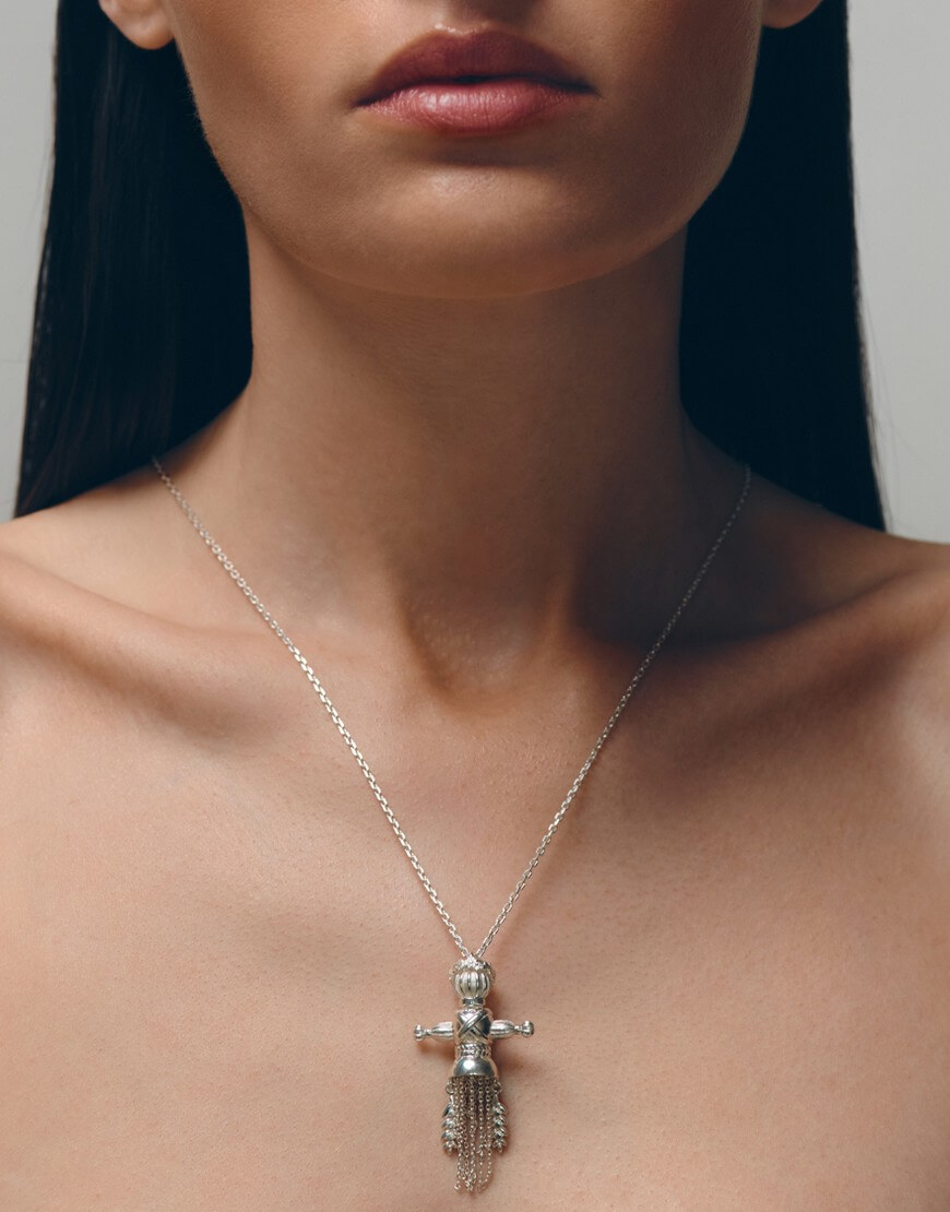 Vesnyanka Motanka Doll_07 Підвіска Лялька-Мотанка Веснянка DUKACHI (DKCH_D320232) - фото 3