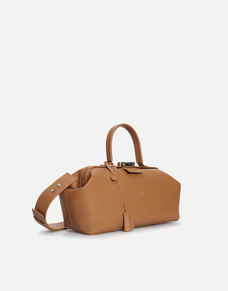 baguette4 Шкіряна сумка-саквояж Baguette GRIE (GR_BC_BGT_BROWN) - фото 2