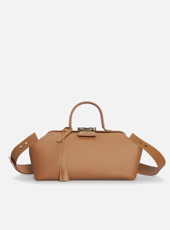 Шкіряна сумка-саквояж Baguette GRIE (GR_BC_BGT_BROWN)