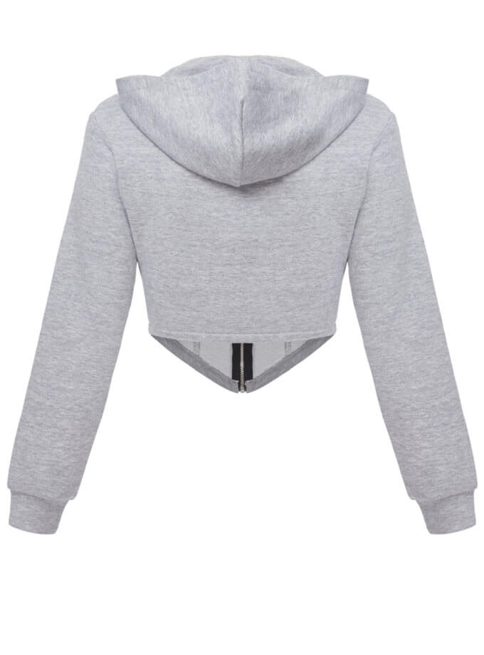 Худі коротке WILD HEARTS (WH_hd-gry012)