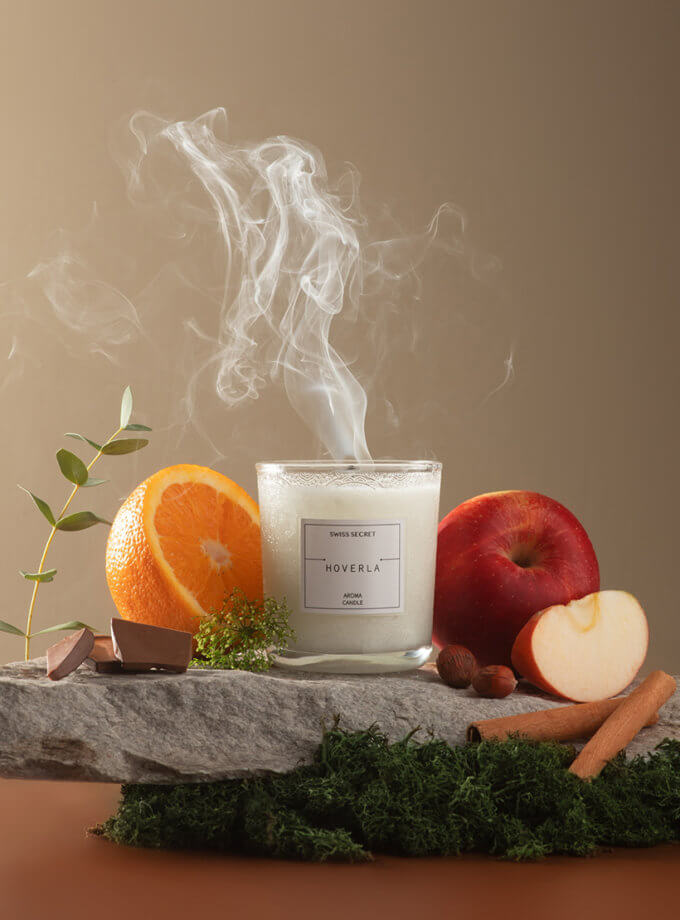 Аромасвічка для дому Hoverla SWISS SECRET (SWS_1234567890)