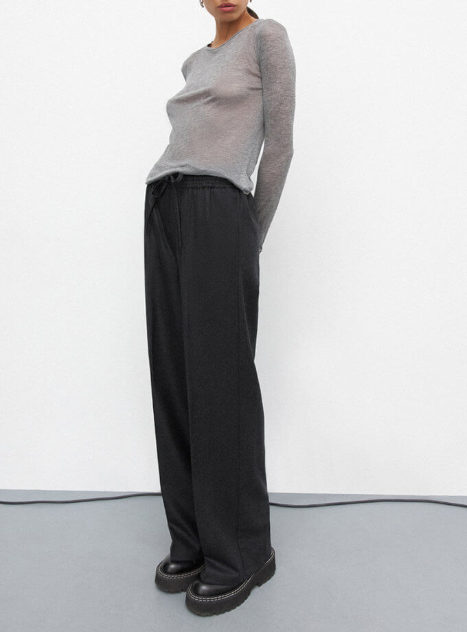 Штани прямого класичного крою з фланелі L.A.B BY TERNOVSKAYA (LAB_AW2408)