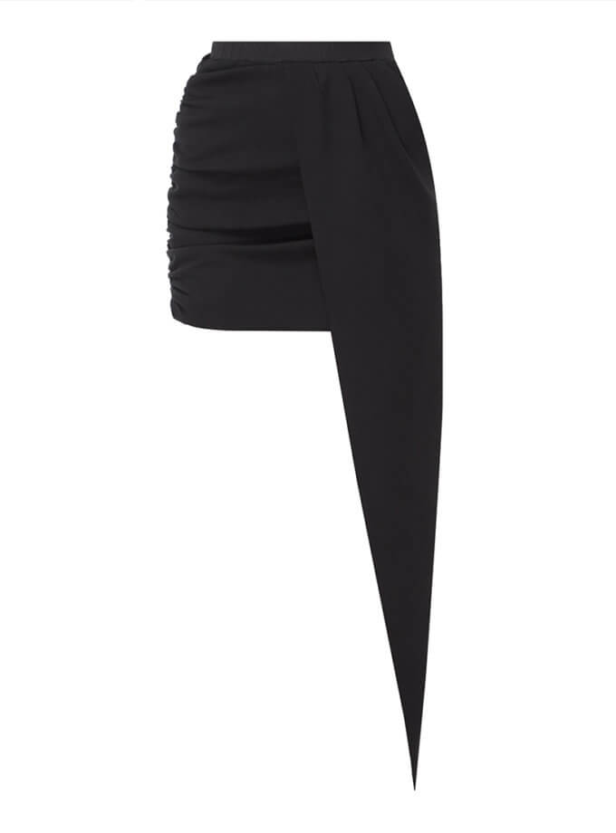 Cпідниця асиметрична WILD HEARTS (WH_skrt-blc003)