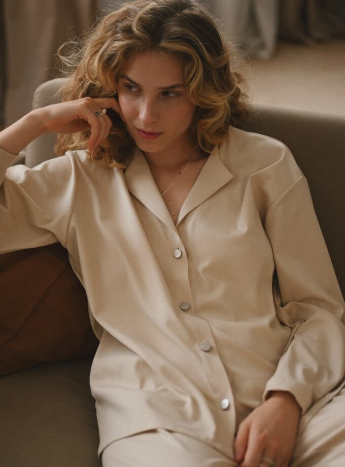 Сорочка Sofiya Beige NYNI (VSH_010-101) - фото 13