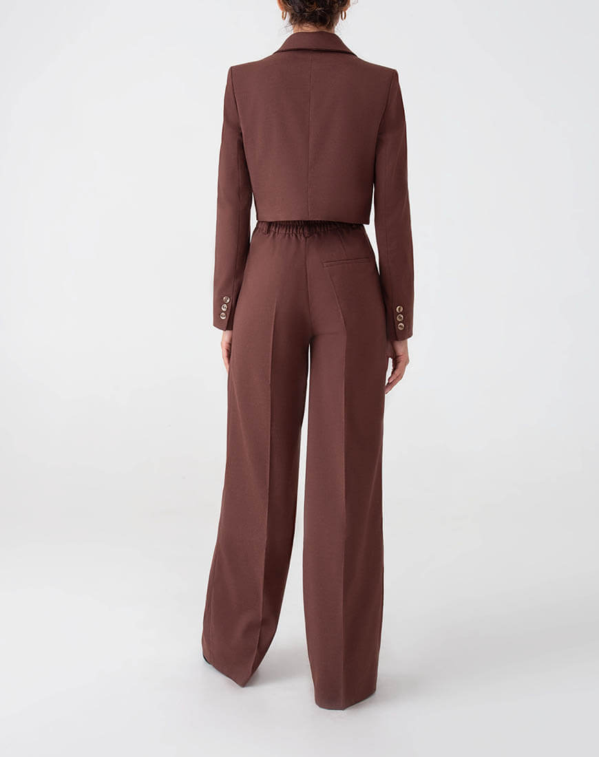 1 Брюки палаццо коричневі MAGNETIC (MGN_1777CH) - фото 3