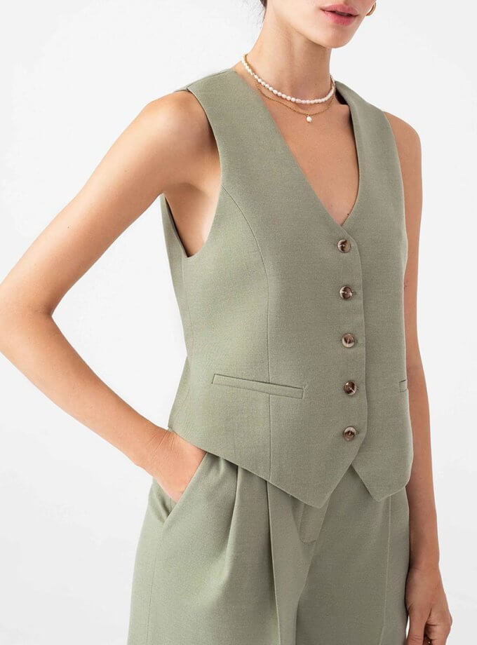 Жилет оливковий MAGNETIC (MGN_1816GN)