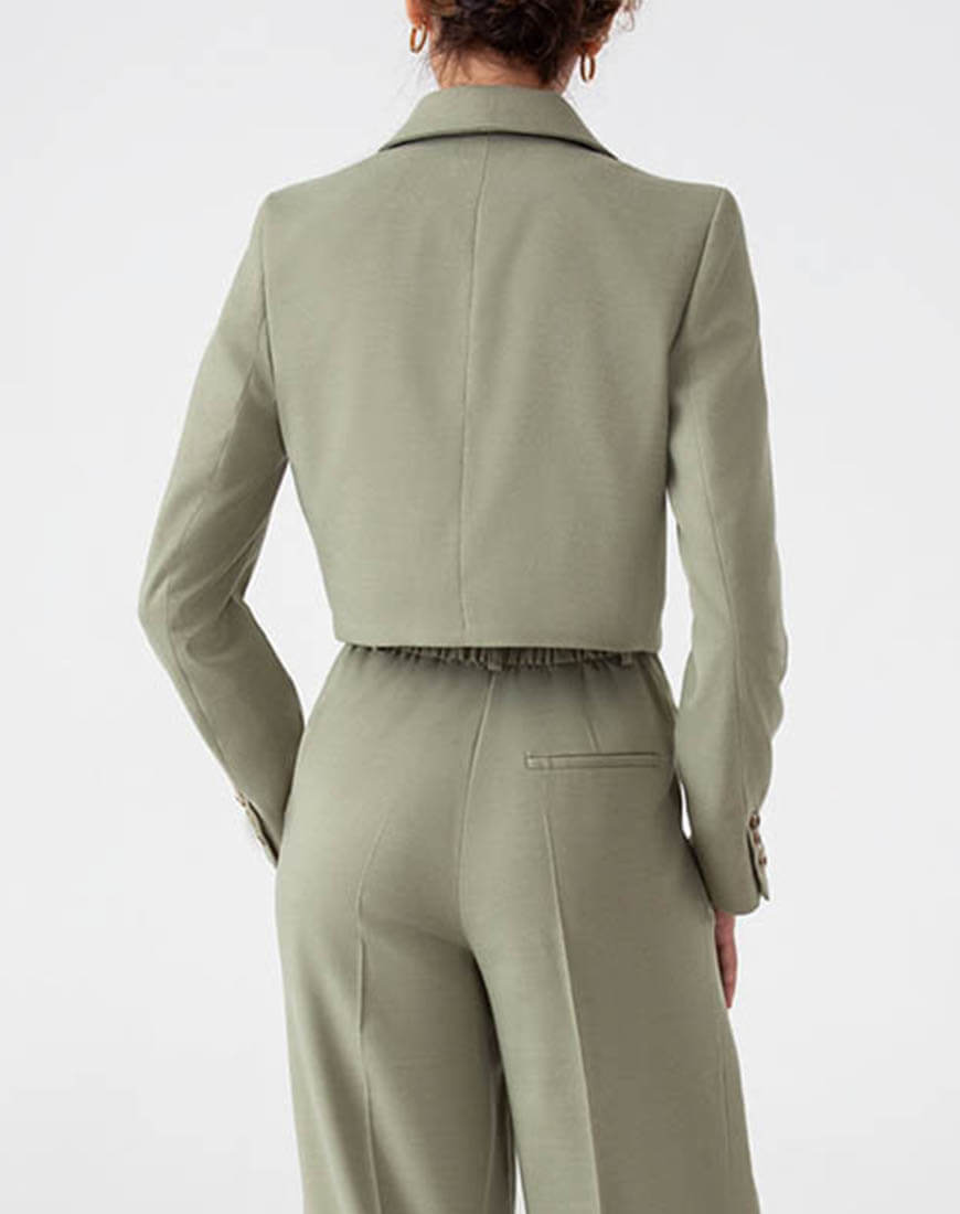 546 Кроп піджак оливковий MAGNETIC (MGN_1814GN) - фото 2