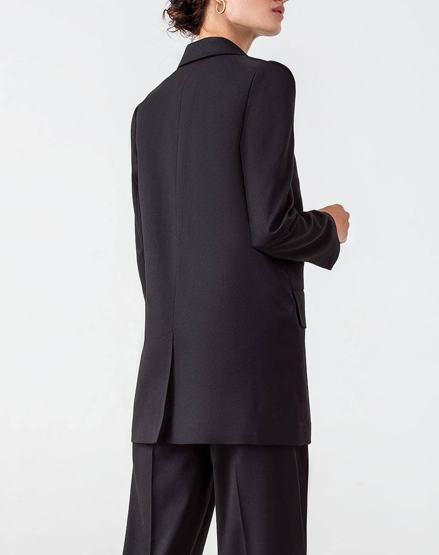 62 Oversize піджак чорний MAGNETIC (MGN_1815BK) - фото 3