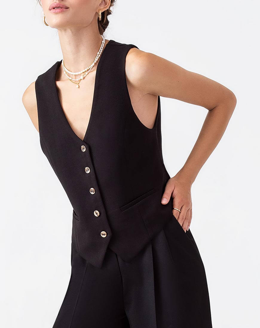 77 Жилет чорний MAGNETIC (MGN_1816BK) - фото 2