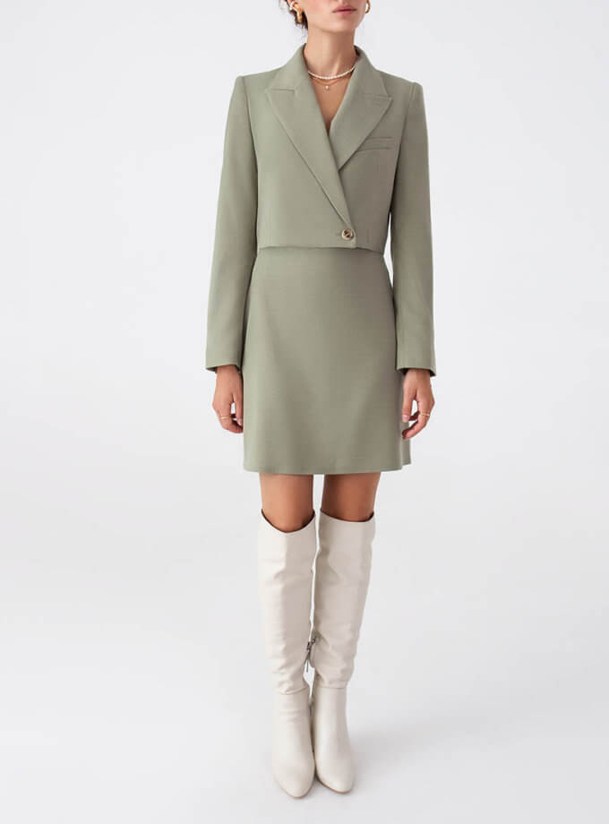 Спідниця міні оливкова MAGNETIC (MGN_1505GN)