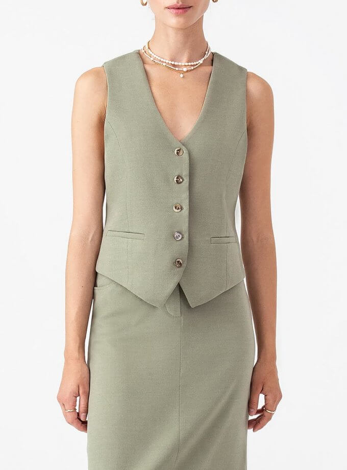 Жилет оливковий MAGNETIC (MGN_1816GN)