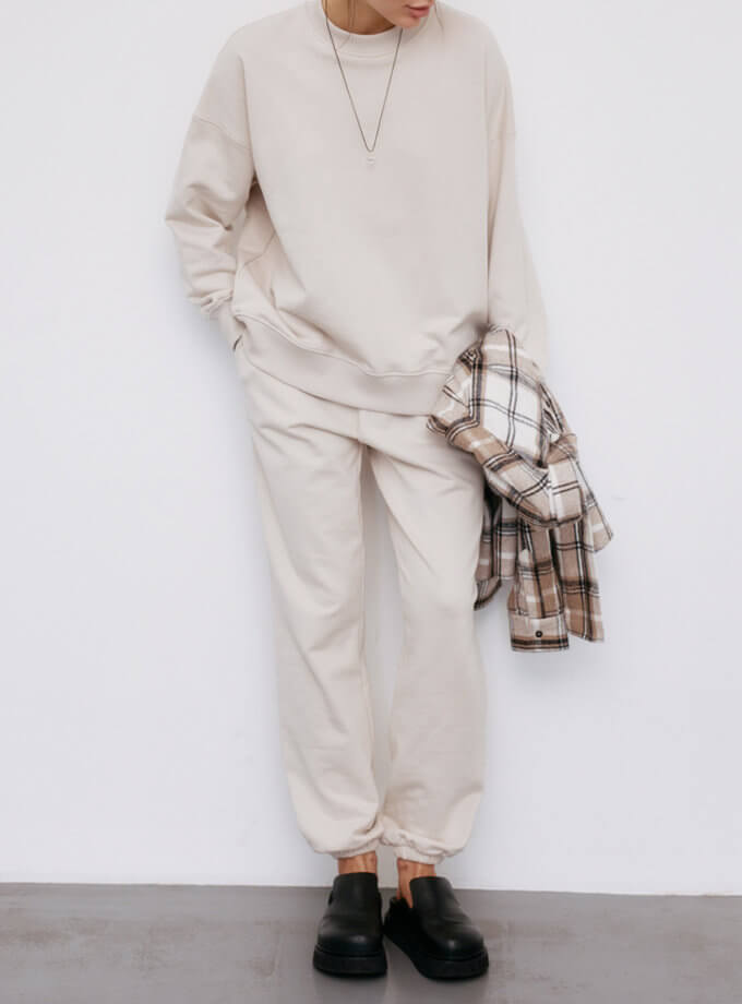 Набір пісочного кольору без начосу BALCONY GARMENT (BLCN_1181_1182) - фото 13