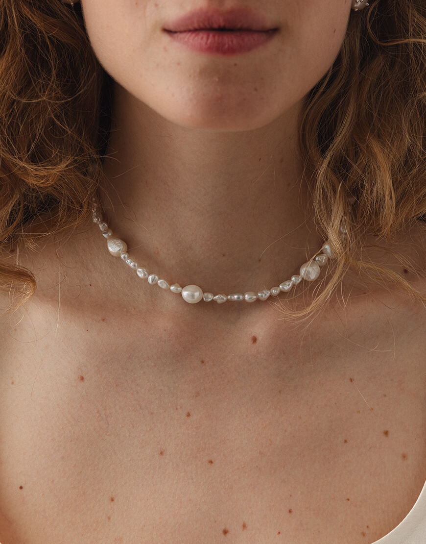 086_2 Намисто зі з`ємною перлиною SOLAR SILVER (SLSR_SSN_086) - фото 4