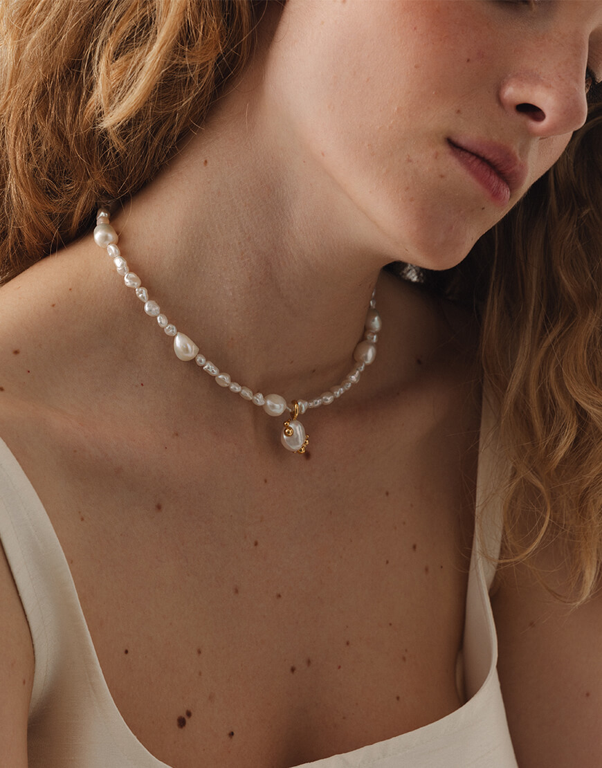 086_8 Намисто зі з`ємною перлиною SOLAR SILVER (SLSR_SSN_086) - фото 2