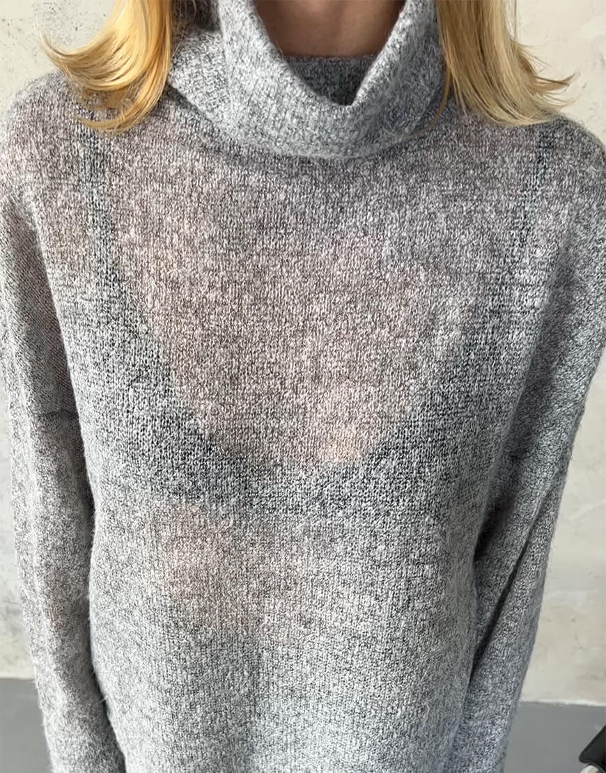 2644864830259955887 Сірий светр з вовни NOMA STUDIO (NOMA_642023) - фото 4