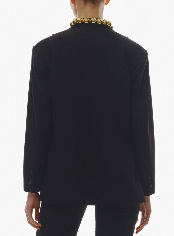 Жакет чорний OUN (OUN_FW23-16-JACKET)