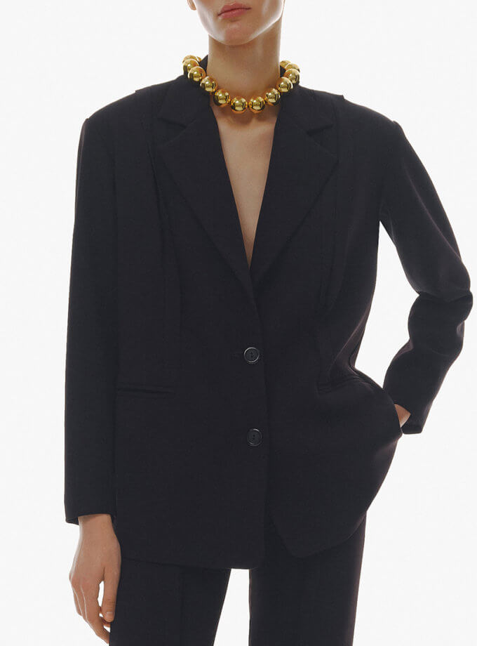 Жакет чорний OUN (OUN_FW23-16-JACKET)