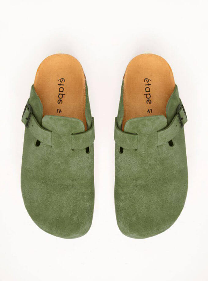 Сліппери Etape slippers suede musgo ETAPE (ETP_slippers_suede_musgo)