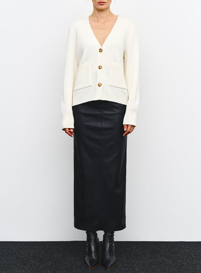 Кардиган Aurora молочний J.D.WOOL (JDW_J.D.2781)