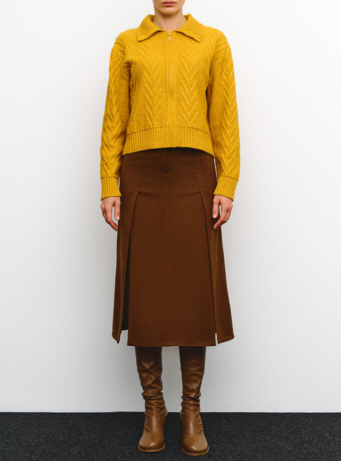 Кардиган Ingrid жовтий J.D.WOOL (JDW_J.D.2776)