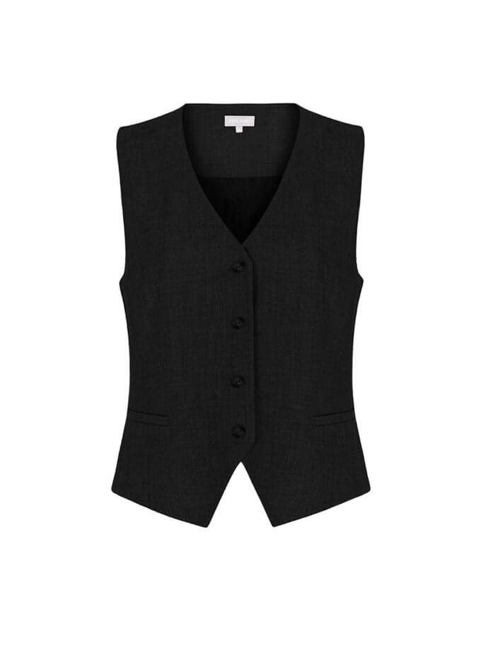 Жилет костюмний чорний FIORE BIANCO (FRBC_FB_vest_black)