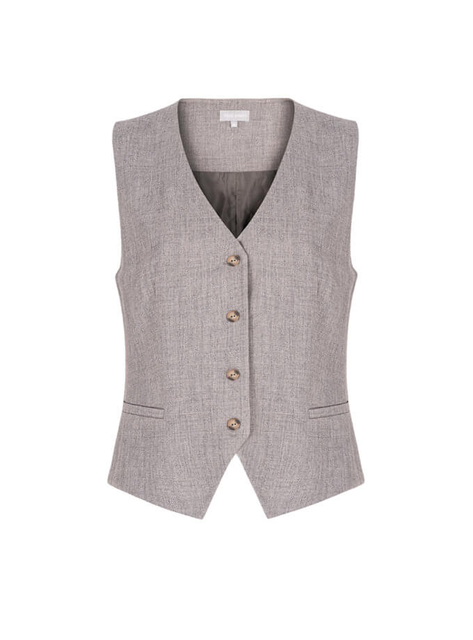 Жилет костюмний сірий FIORE BIANCO (FRBC_FB_vest_grey) - фото 3