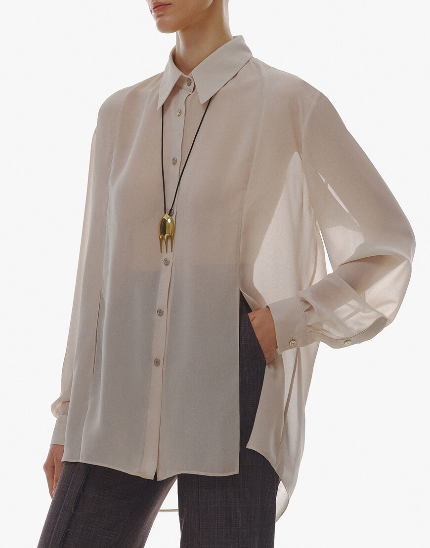 shirt_3 Прозора блуза OUN (OUN_FW23-18-BLOUSE) - фото 2